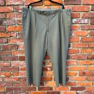 Lauren Ralph Lauren Men's Classic Tan/Green Dress Pants 44x32